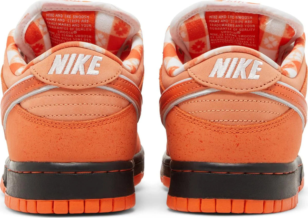 Nike Mens Concepts x Dunk Low SB Sneakers - 'Orange Lobster'