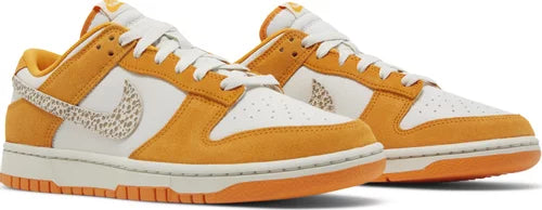 Nike Mens Dunk Low Sneakers - 'Safari Swoosh - Kumquat'