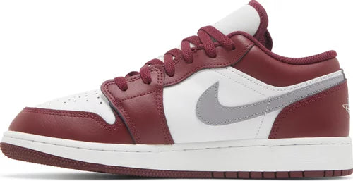 Nike Grade School Womens Air Jordan 1 Low Sneakers - 'Bordeaux'