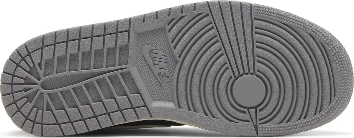 Nike Womens Air Jordan 1 Mid Sneakers - 'Cement Grey'