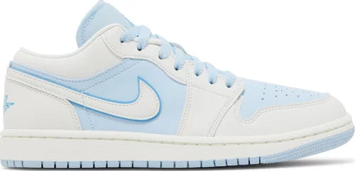 Nike Womens Air Jordan 1 Low SE Sneakers - 'Reverse Ice Blue'