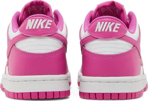 Nike Grade School Womens Dunk Low Sneakers - 'Active Fuchsia'