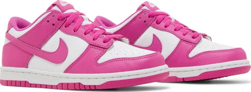 Nike Grade School Womens Dunk Low Sneakers - 'Active Fuchsia'