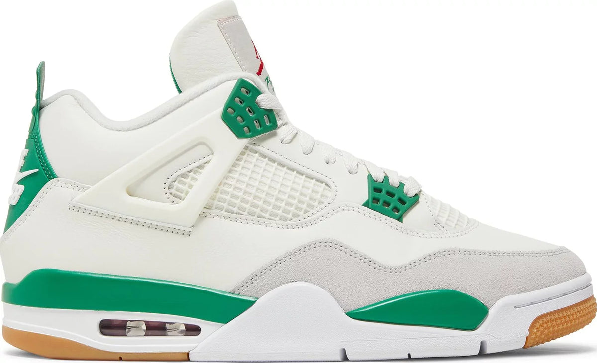 Nike Mens SB x Air Jordan 4 Retro Sneakers - 'Pine Green'