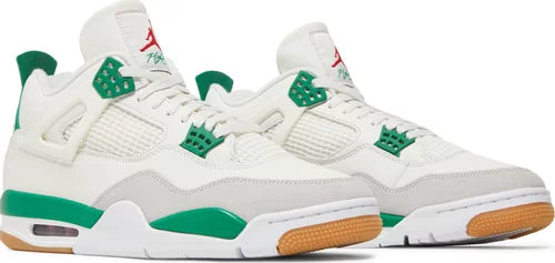 Nike Mens SB x Air Jordan 4 Retro Sneakers - 'Pine Green'