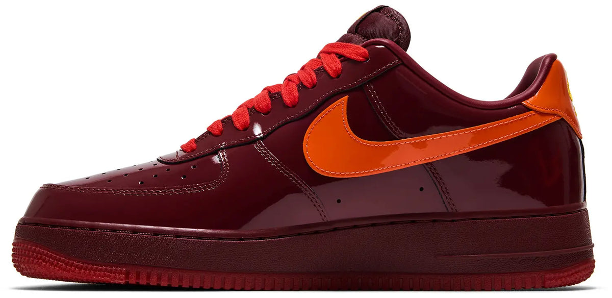 Nike Air Force 1 Low 'Patent Leather Dark Team Red'