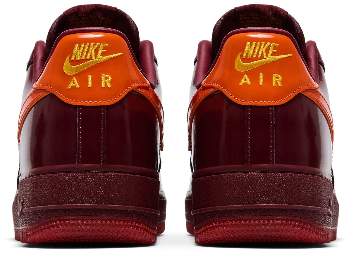 Nike Air Force 1 Low 'Patent Leather Dark Team Red'