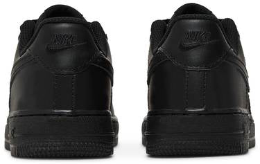 Nike Pre School Kids Air Force 1 LE Sneakers - 'Triple Black'