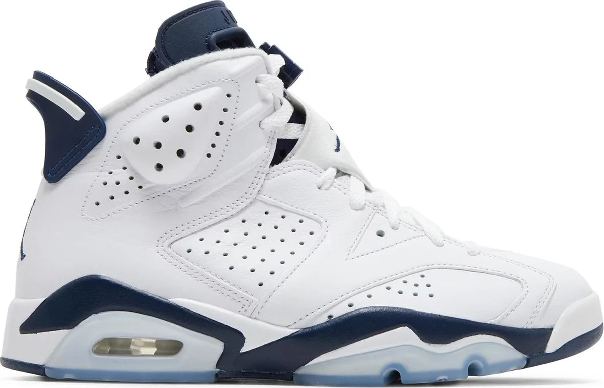 Nike Mens Air Jordan 6 Retro Sneakers - 'Midnight Navy' 2022
