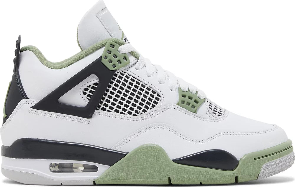 Nike Womens Air Jordan 4 Retro Sneakers - 'Seafoam'