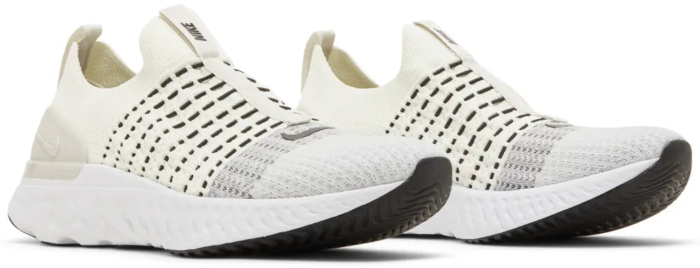 Nike Mens React Phantom Run Flyknit 2 'Sail Light Bone'