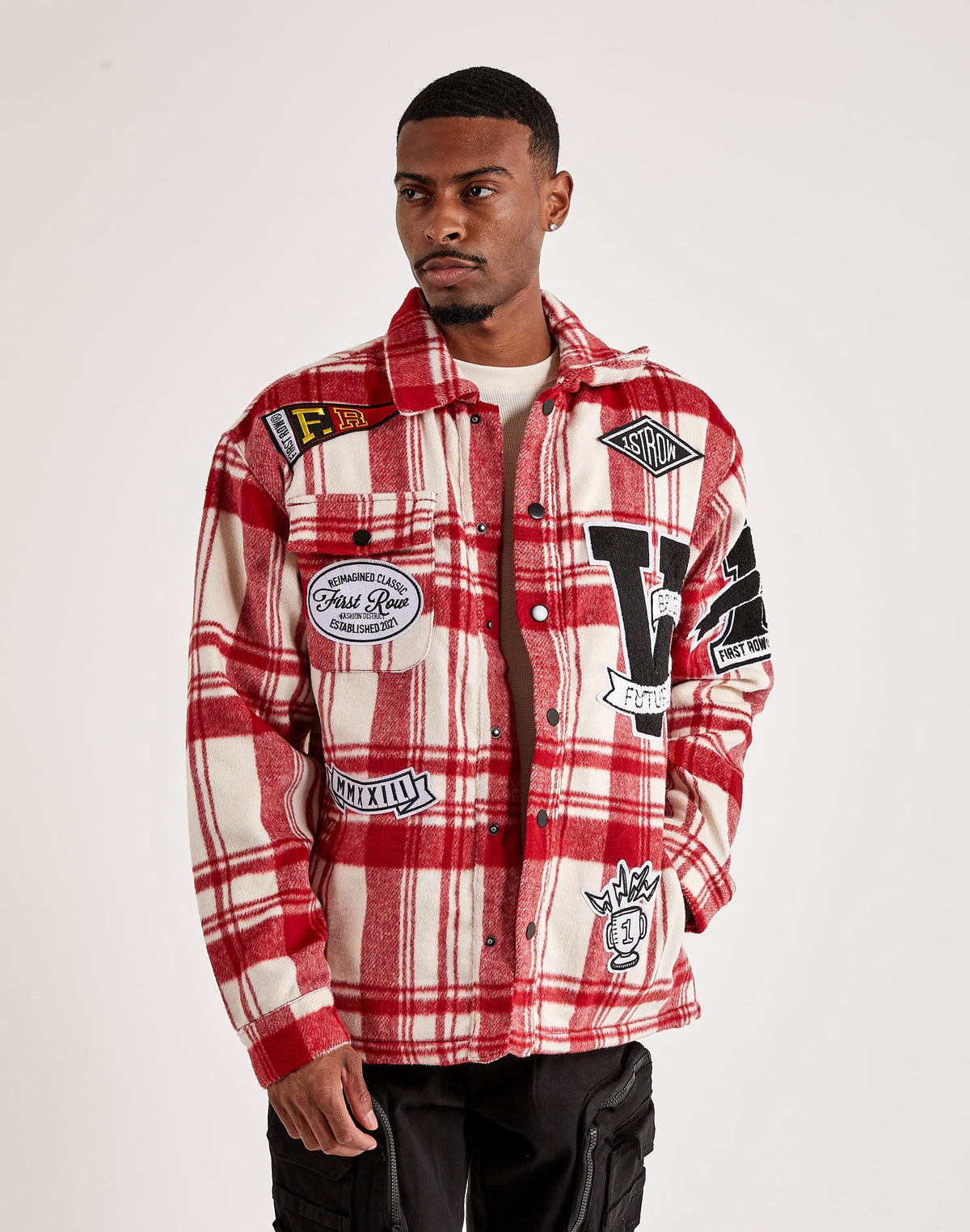 First Row Plaid Woven The Best Never Rest Jacket