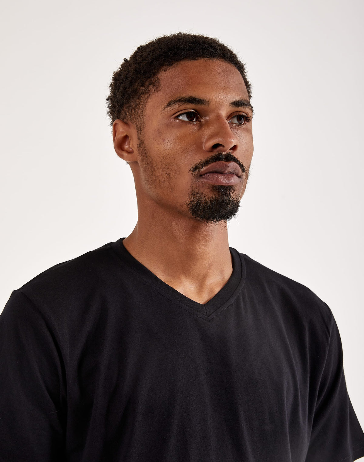 Luxe T Fitted V-Neck Tee