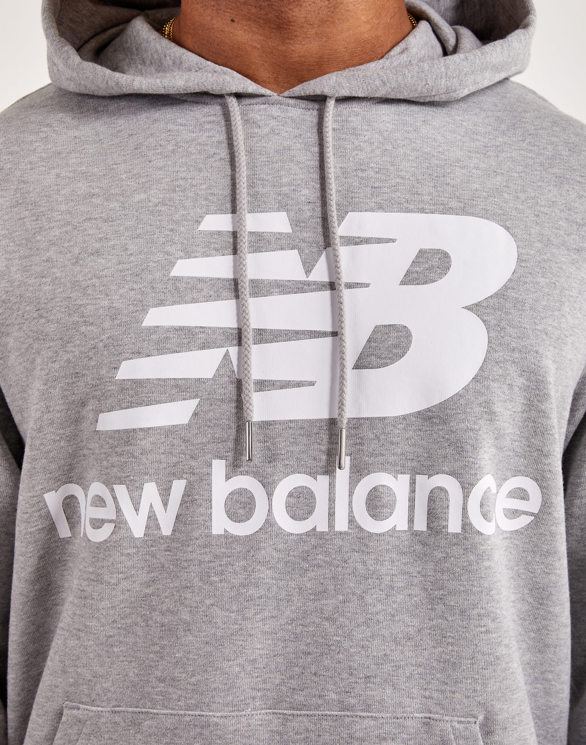 New Balance Essentials Stacked Logo Pullover Hoodie