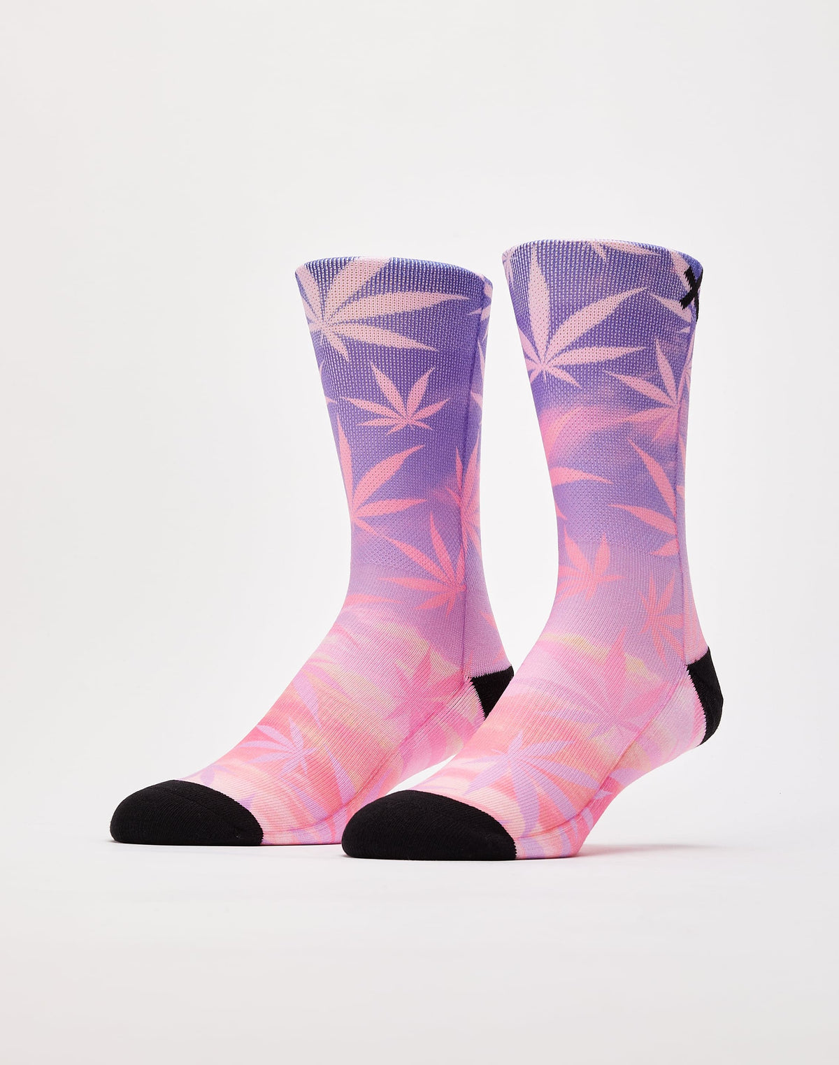 Odd Sox Sky Hgh Leaves Crew Socks