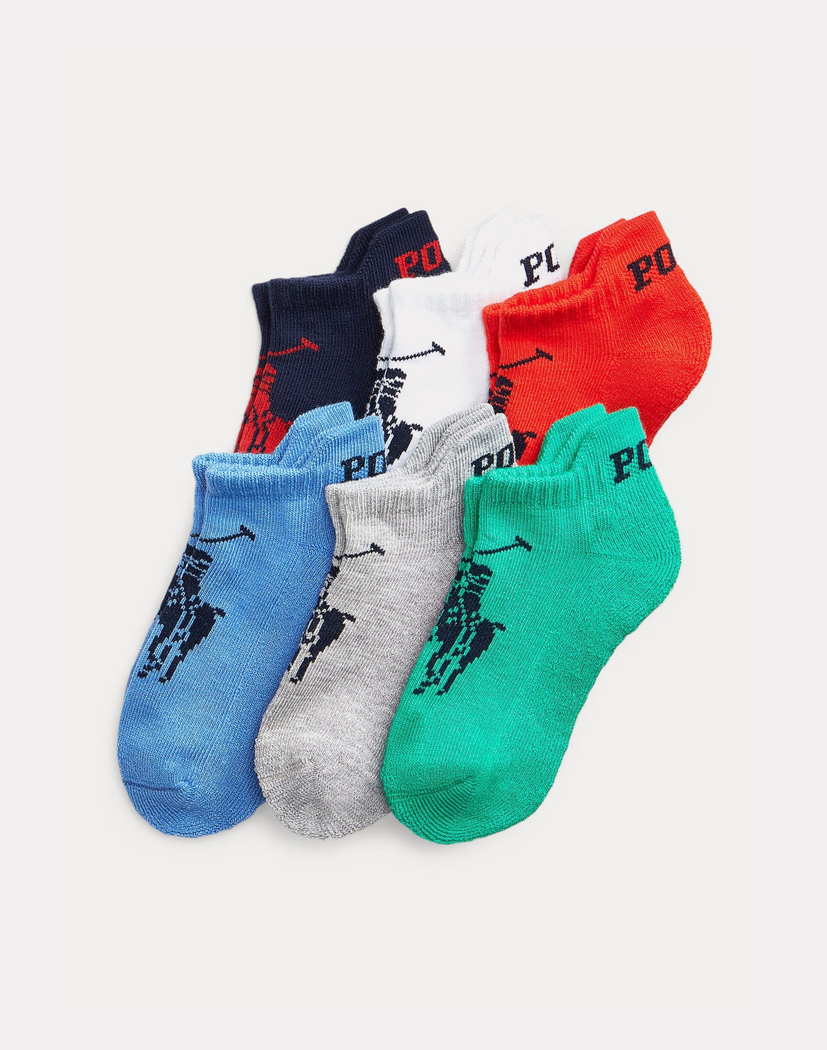 Polo Ralph Lauren Big Pony Low-Cut Sock 6-Pack