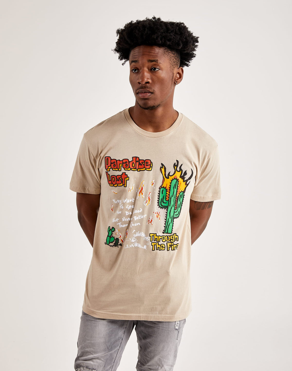 Paradise Lost Cactus Flame Tee