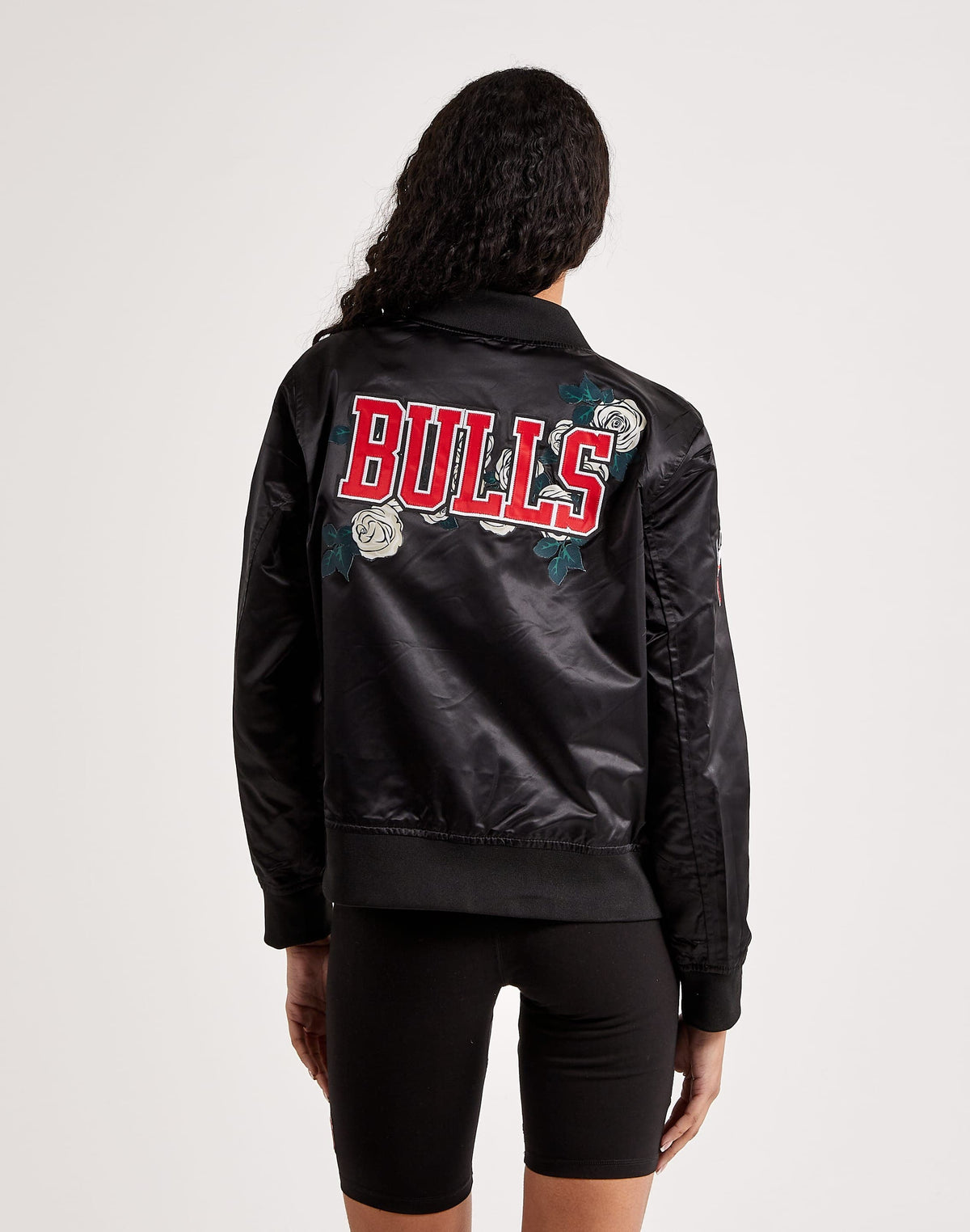 Pro Standard Chicago Bulls Rose Satin Varsity Jacket