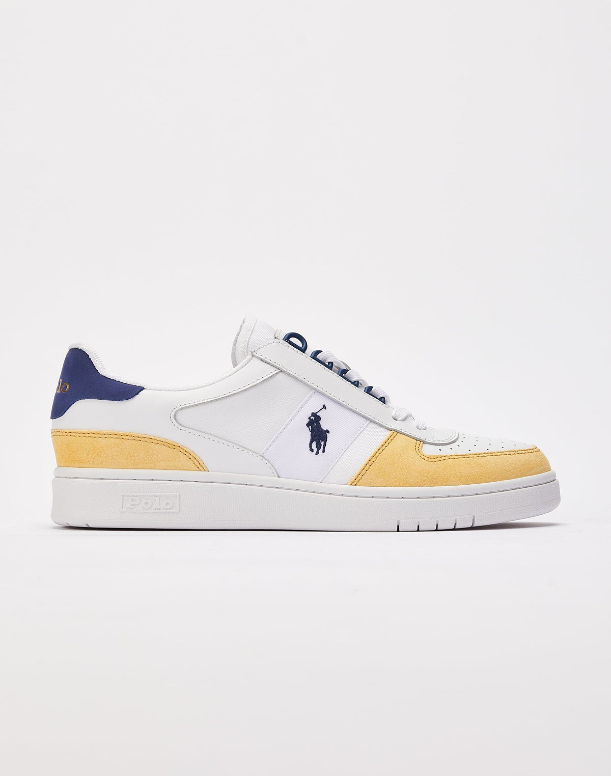Polo Ralph Lauren Court Leather-Suede Sneaker
