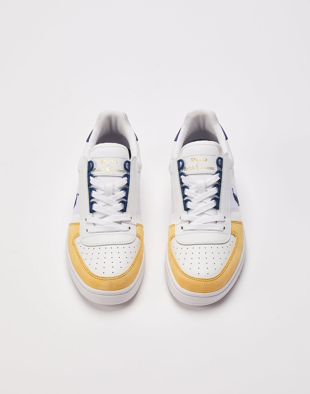 Polo Ralph Lauren Court Leather-Suede Sneaker