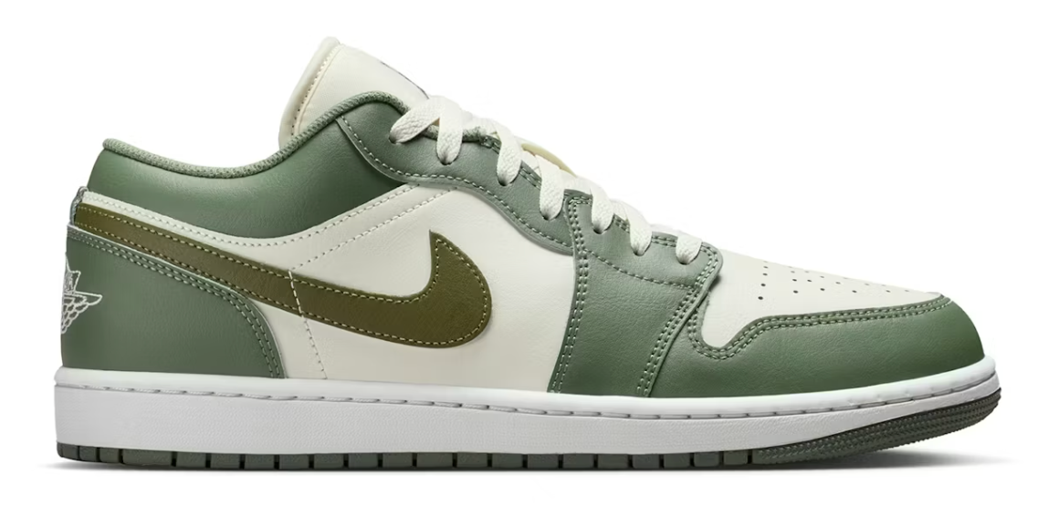 Nike Mens Jordan 1 Low Vintage Lichen