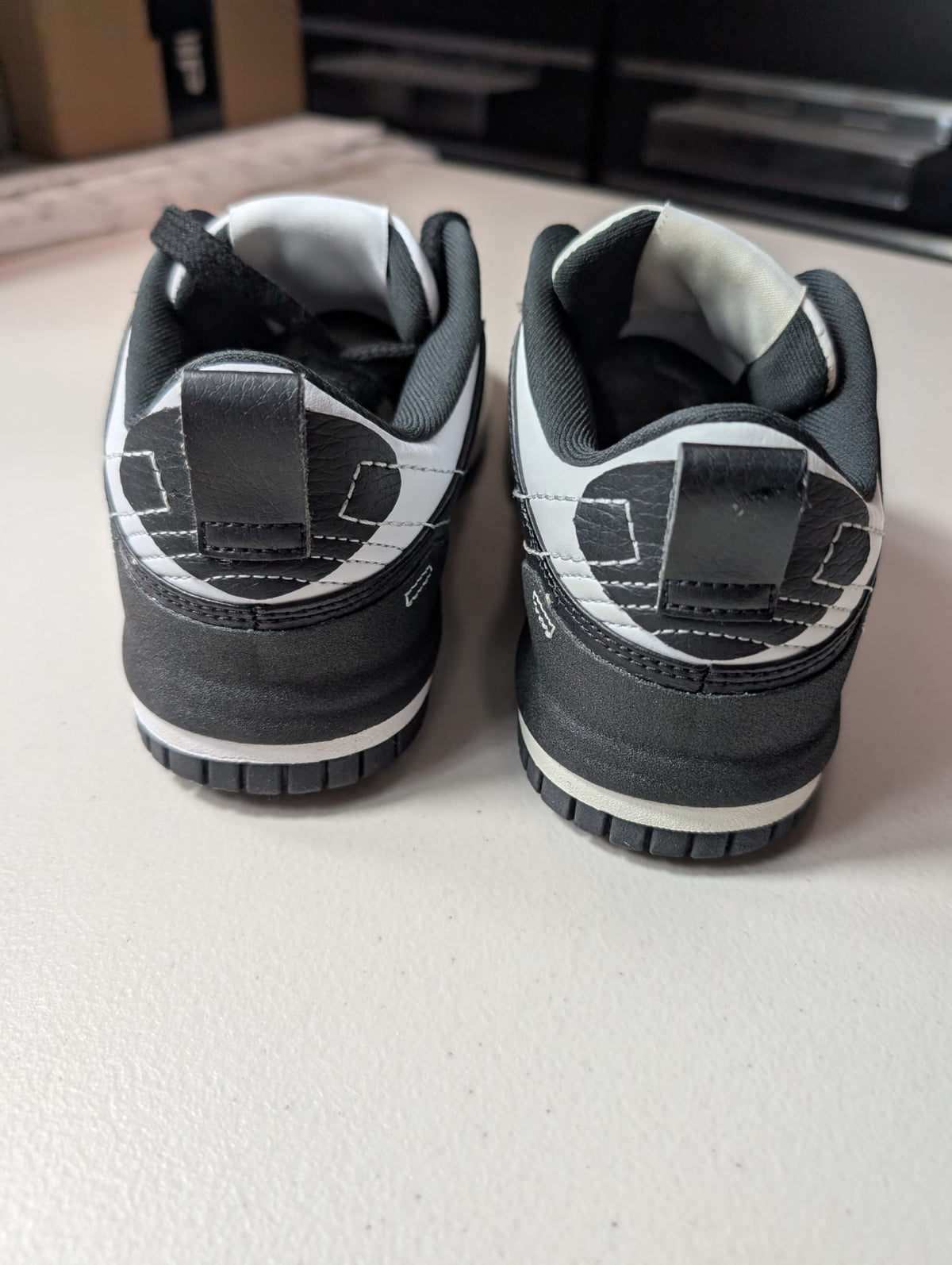 EX-DISPLAY - Nike Womens Dunk Low Disrupt 2 Sneakers - 'Panda'