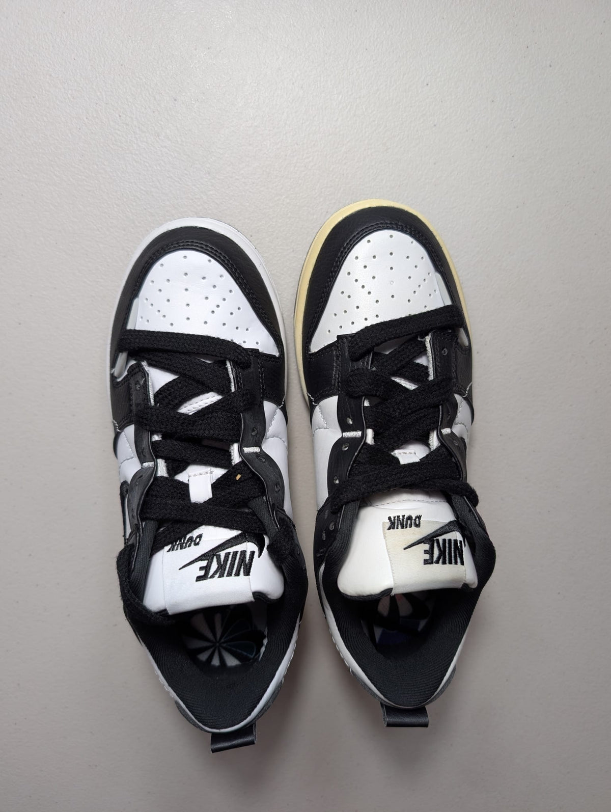 EX-DISPLAY - Nike Womens Dunk Low Disrupt 2 Sneakers - 'Panda'