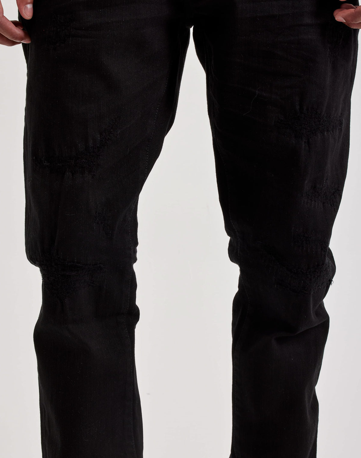Jordan Craig Slim Distressed Denim Jeans