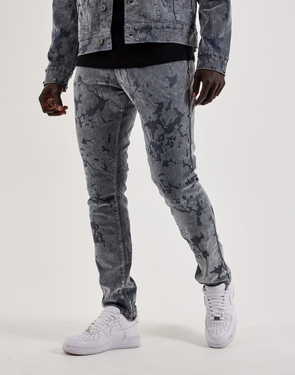 Kloud 9 Studded Slim Denim Jeans