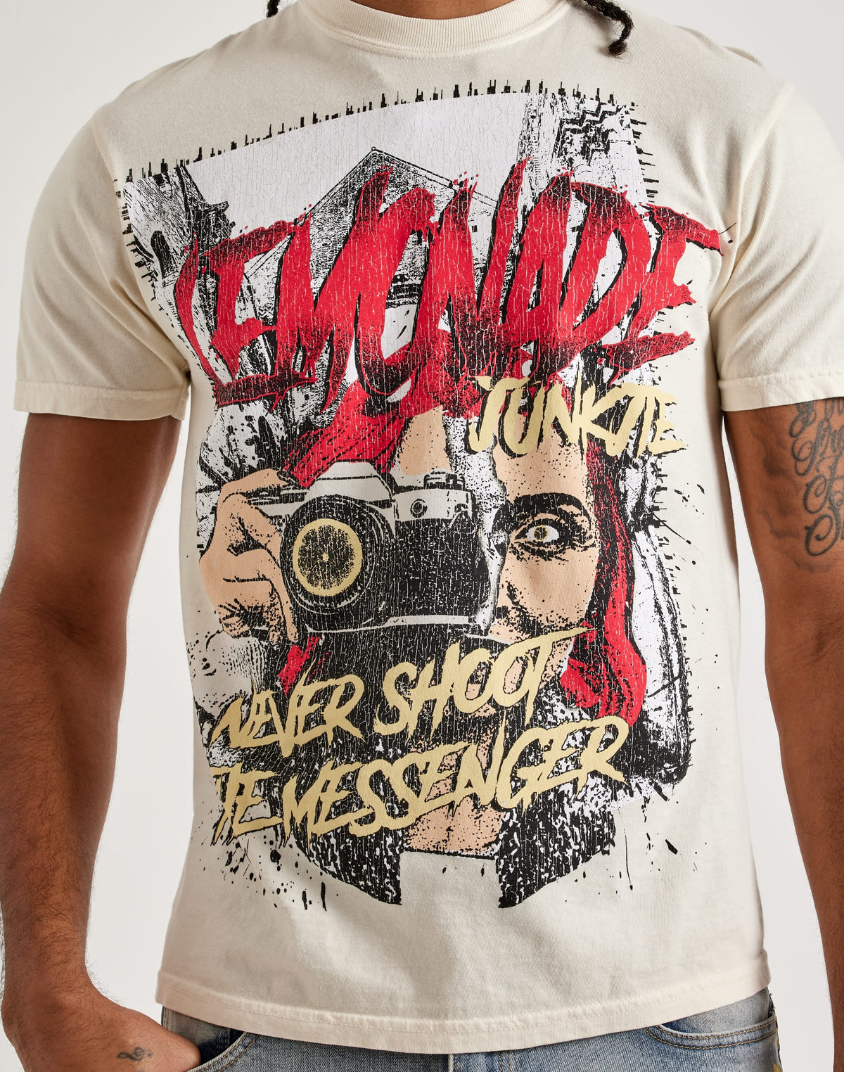 Lemonade Junkie Don't Shoot The Messenger Tee
