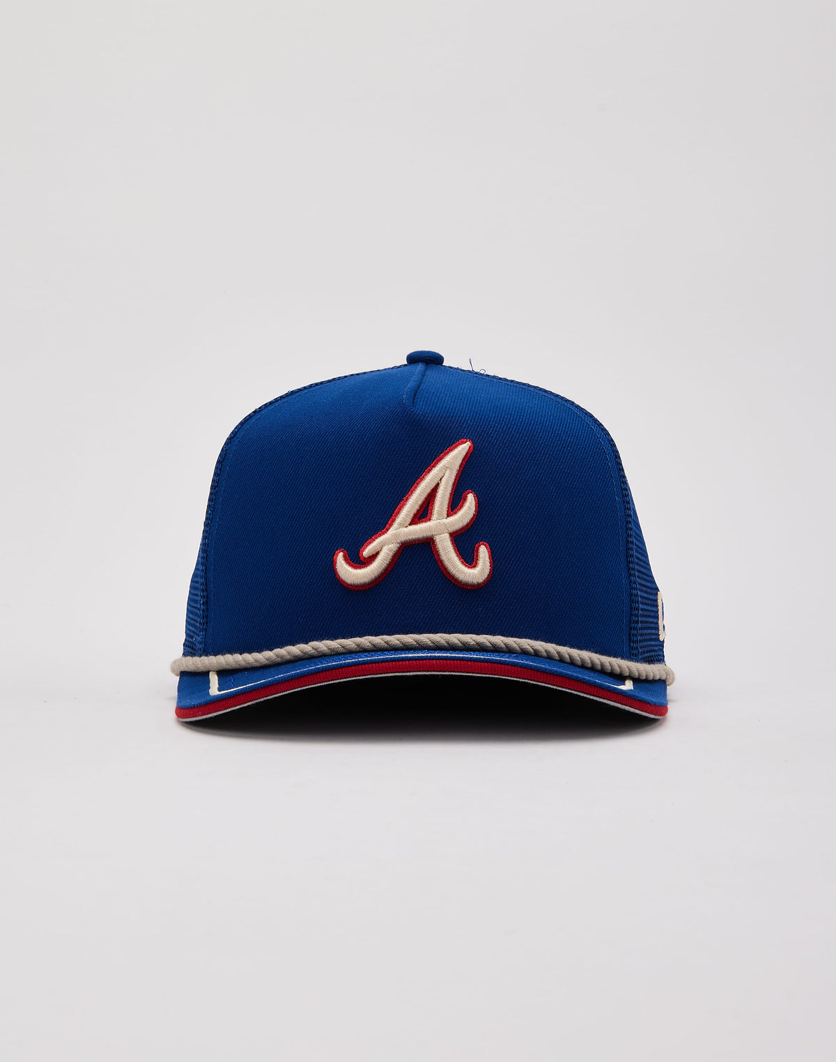 New Era MLB Atlanta Braves Vintage Rope Trucker Hat
