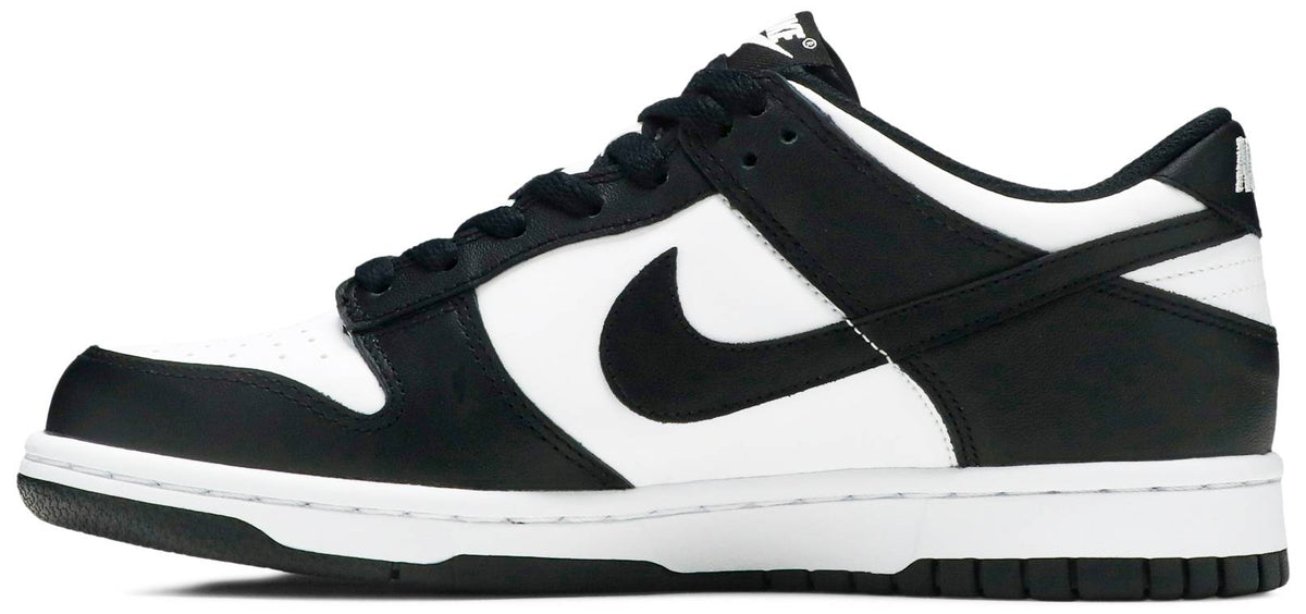 Nike Grade School Womens Dunk Low Sneakers - 'Black White'