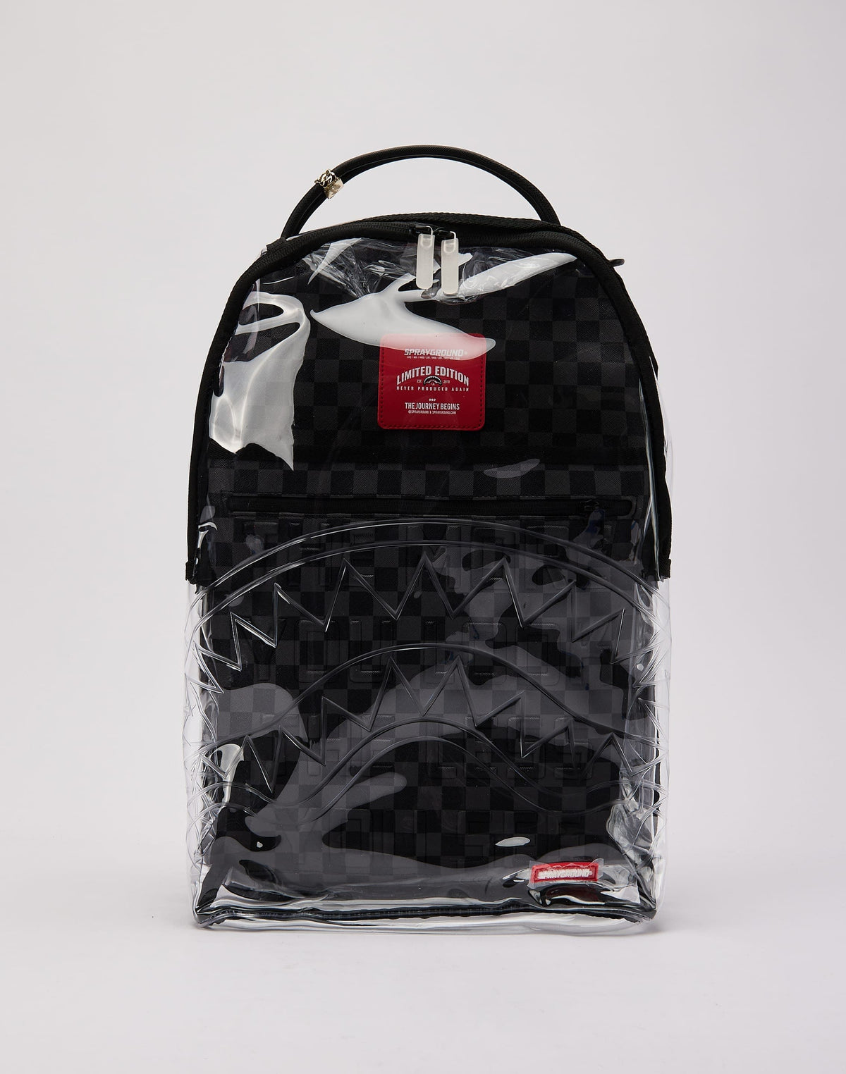 Sprayground Hidden Message Clear Backpack