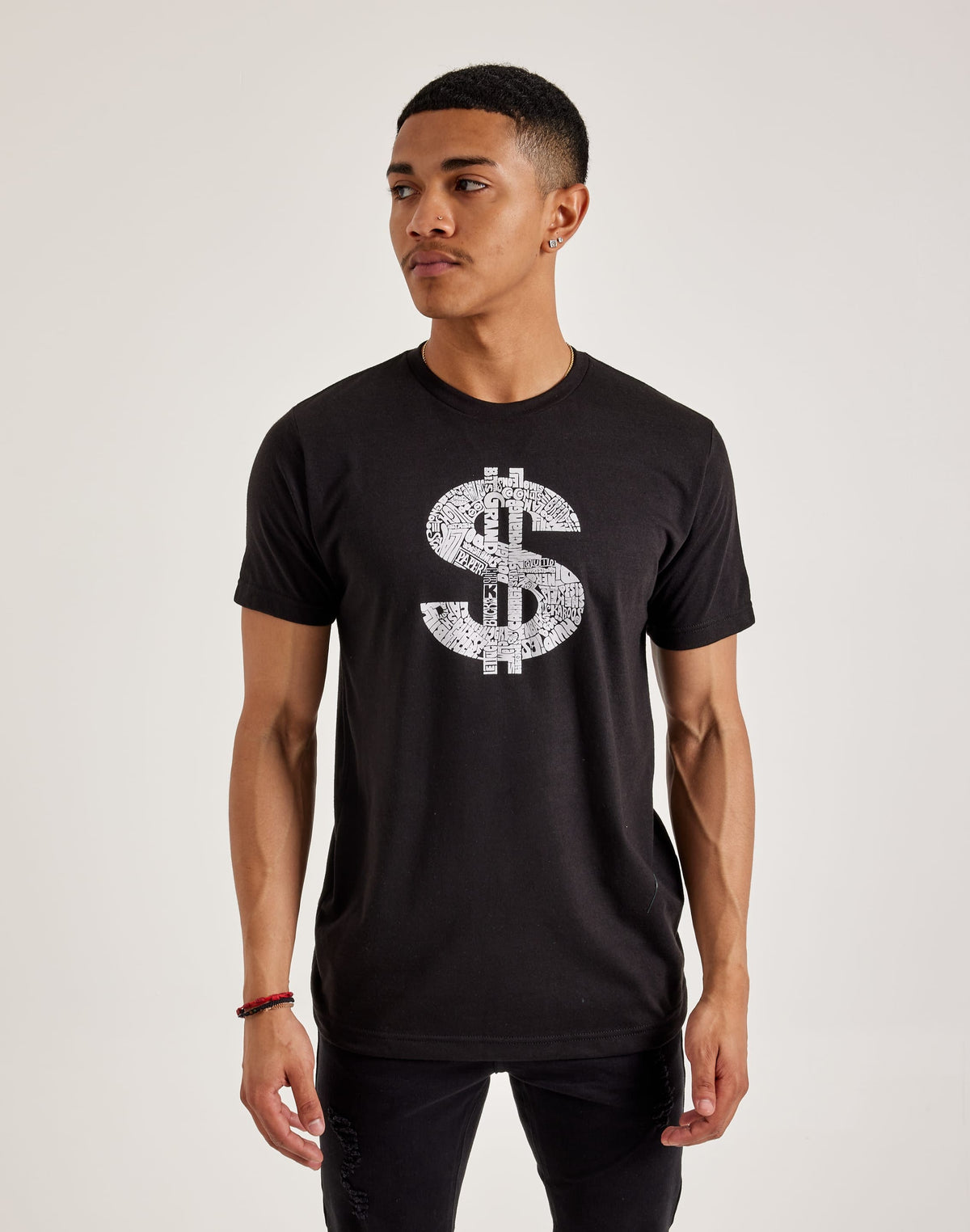 LA Pop Art Word Art Dollar Sign Tee