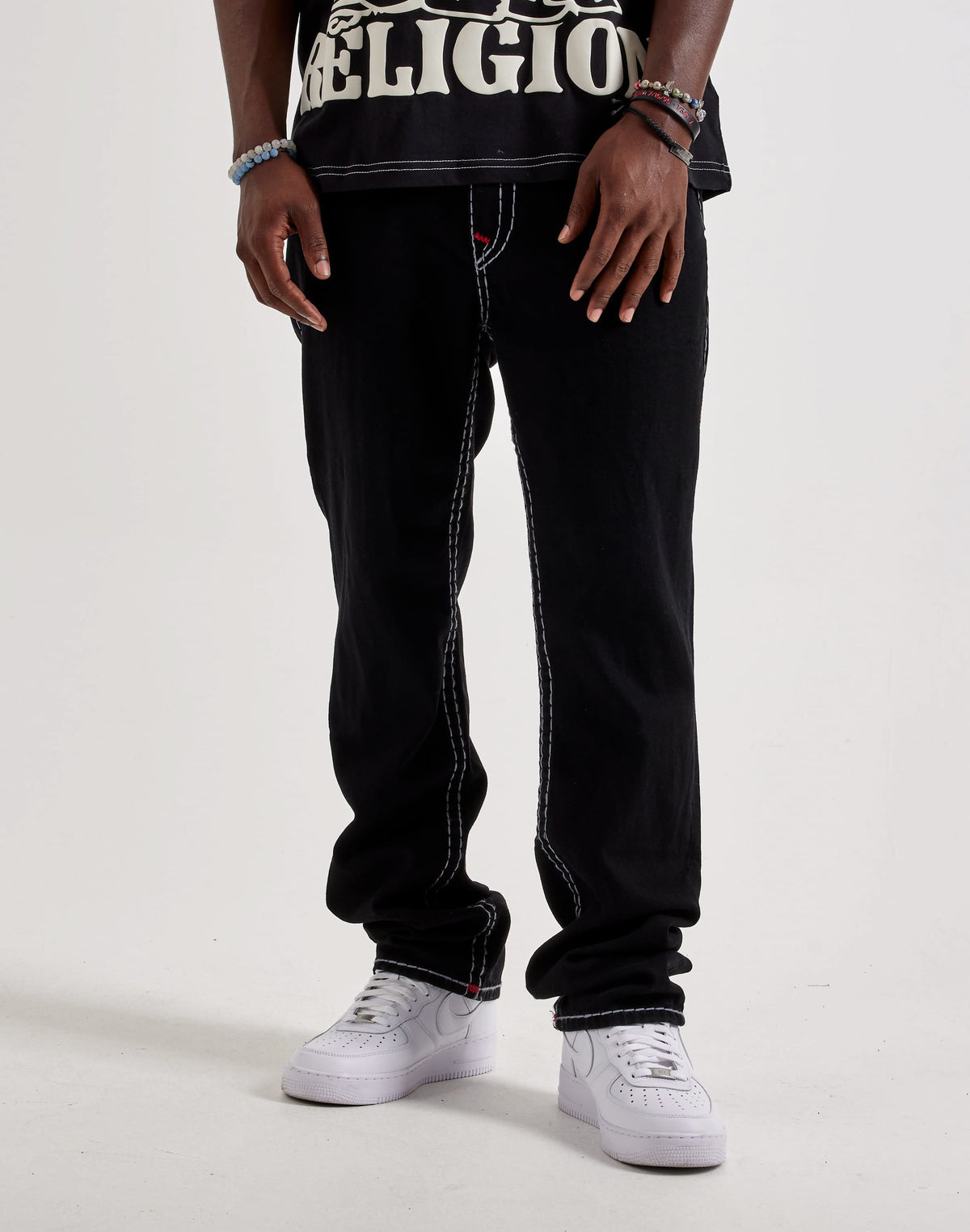 True Religion Ricky Super T Flap Straight Jeans