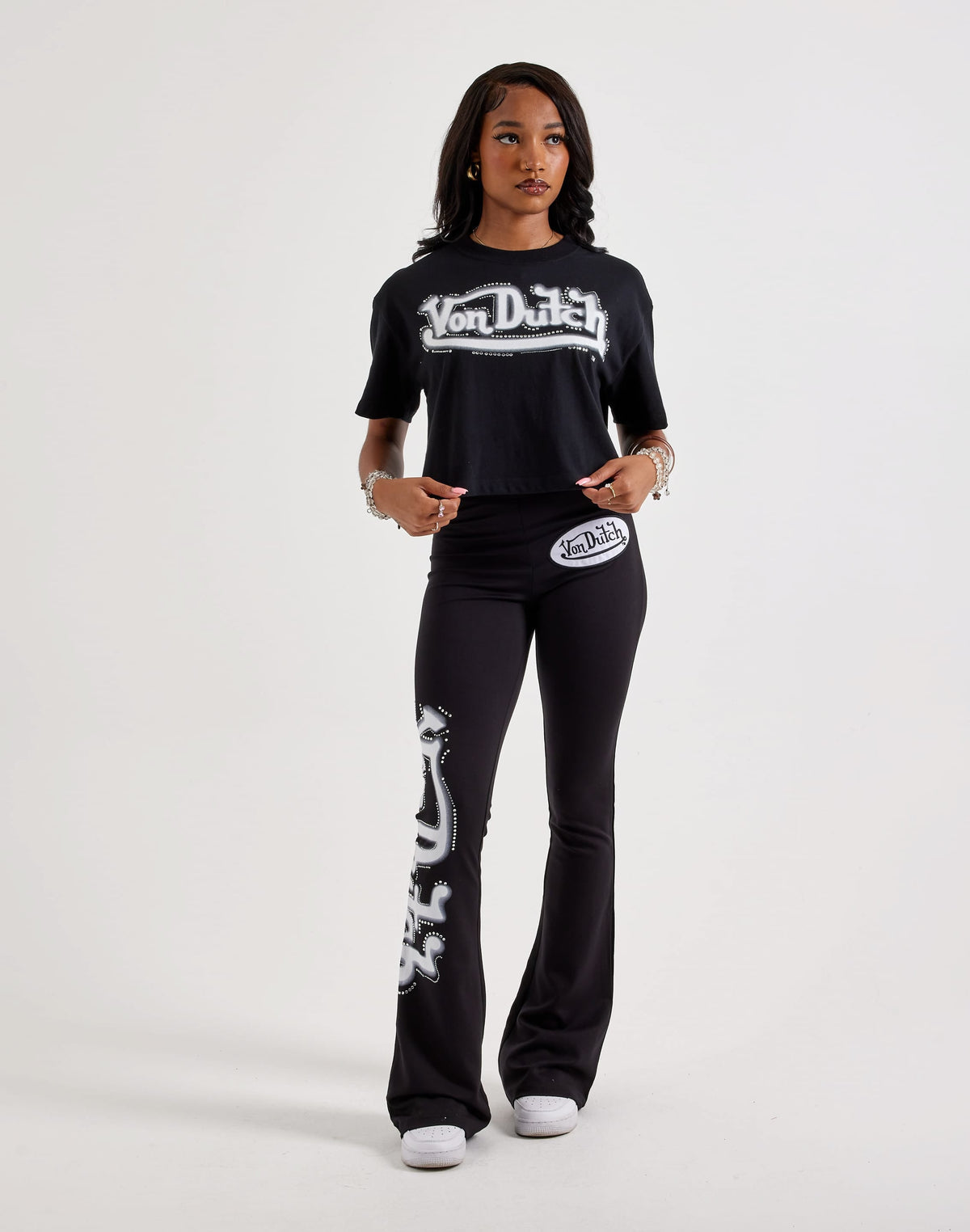 Von Dutch Boxy Cropped Tee