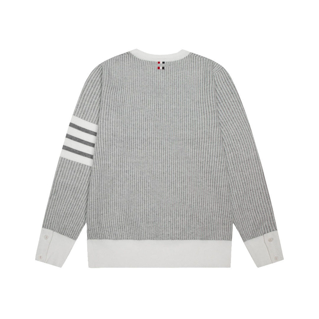 Thom Browne 2025 Colorblock Four-Bar Stripe Sweater
