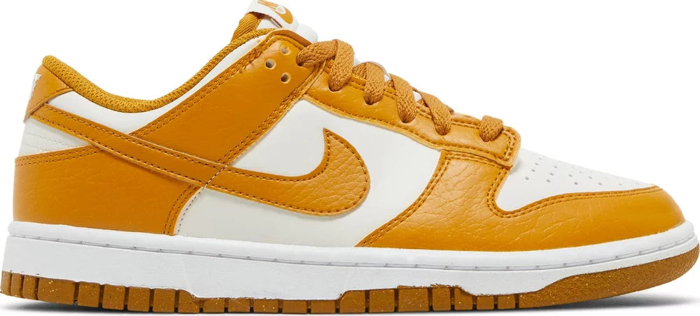 Nike Womens Dunk Low Next Nature Sneakers - 'Gold Phantom'