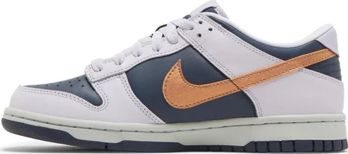 Nike Grade School Womens Dunk Low SE Sneakers - 'Copper Swoosh'