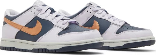 Nike Grade School Womens Dunk Low SE Sneakers - 'Copper Swoosh'