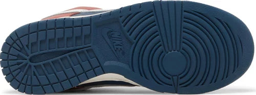 Nike Womens Dunk Low Sneakers - 'Canyon Rust Blue'