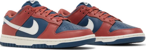 Nike Womens Dunk Low Sneakers - 'Canyon Rust Blue'