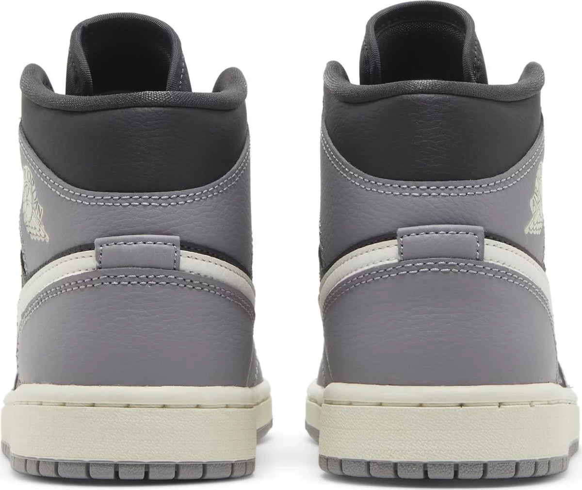 Nike Womens Air Jordan 1 Mid Sneakers - 'Cement Grey'