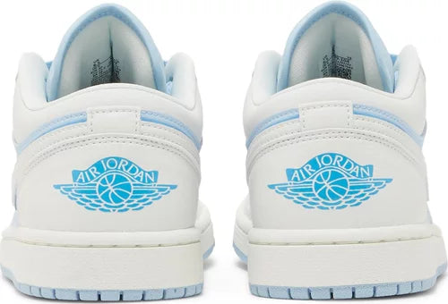 Nike Womens Air Jordan 1 Low SE Sneakers - 'Reverse Ice Blue'