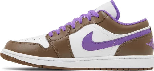 Nike Mens Air Jordan 1 Low Sneakers - 'Purple Mocha'
