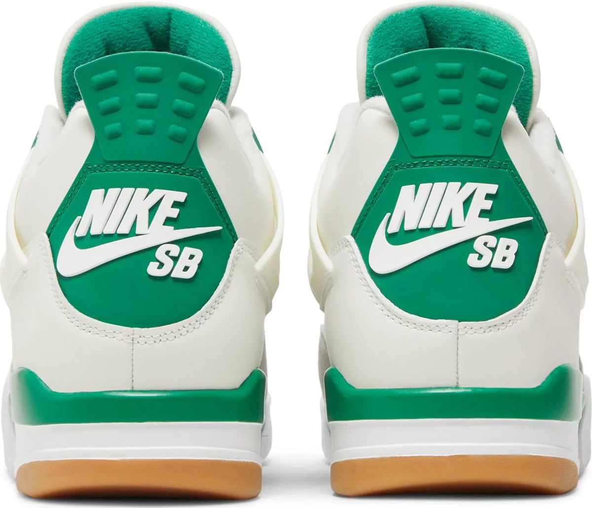 Nike Mens SB x Air Jordan 4 Retro Sneakers - 'Pine Green'
