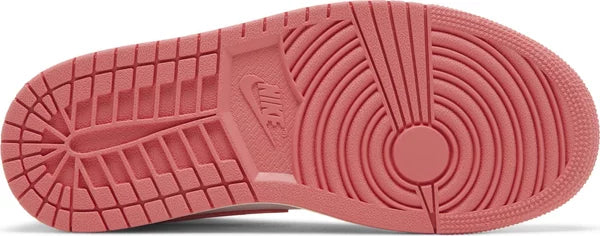 Nike Womens Air Jordan 1 Mid Sneakers - 'Strawberries and Cream'