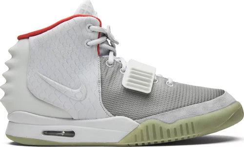Nike Mens Air Yeezy 2 NRG Sneakers - 'Pure Platinum'