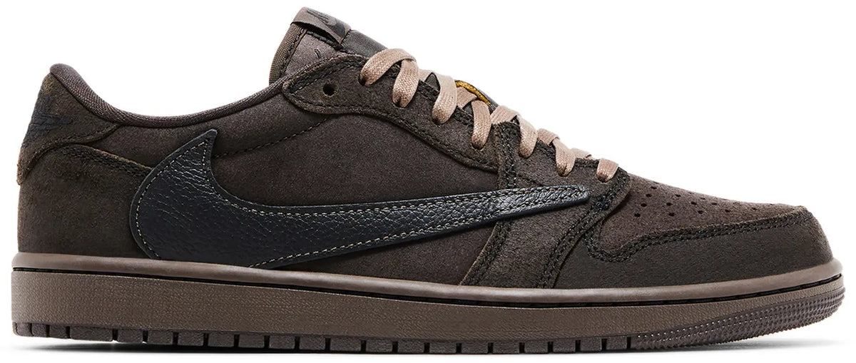 Nike Mens Jordan 1 Retro Low OG SP Travis Scott Velvet Brown
