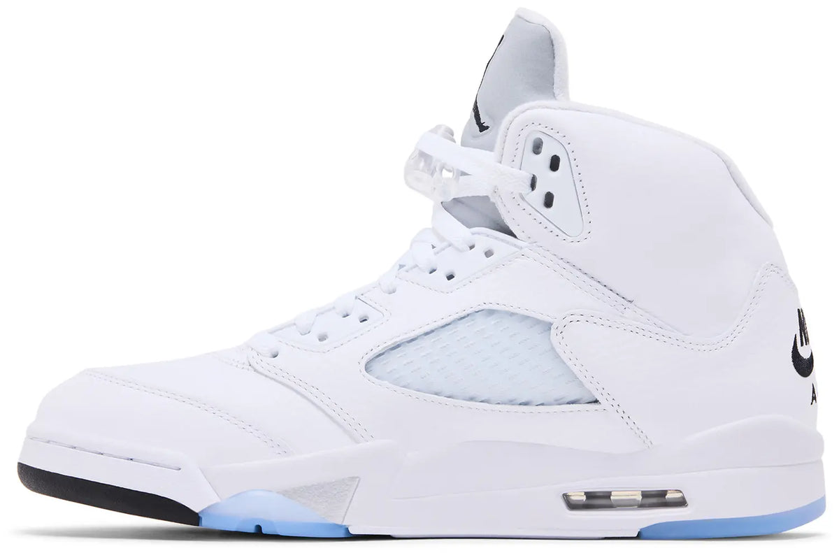 Nike Mens Air Jordan 5 Retro 'White Metallic' 2026